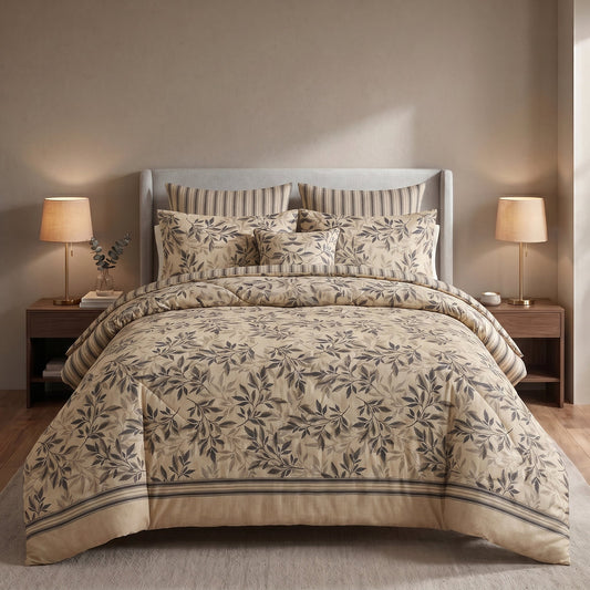 ICONIC FLIX COTTON COMFORTER SET – 7 PCS