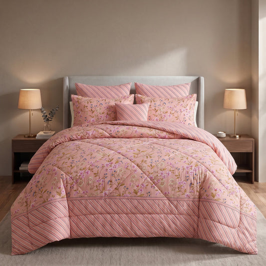 ICONIC FLUFFY COTTON COMFORTER SET – 7 PCS