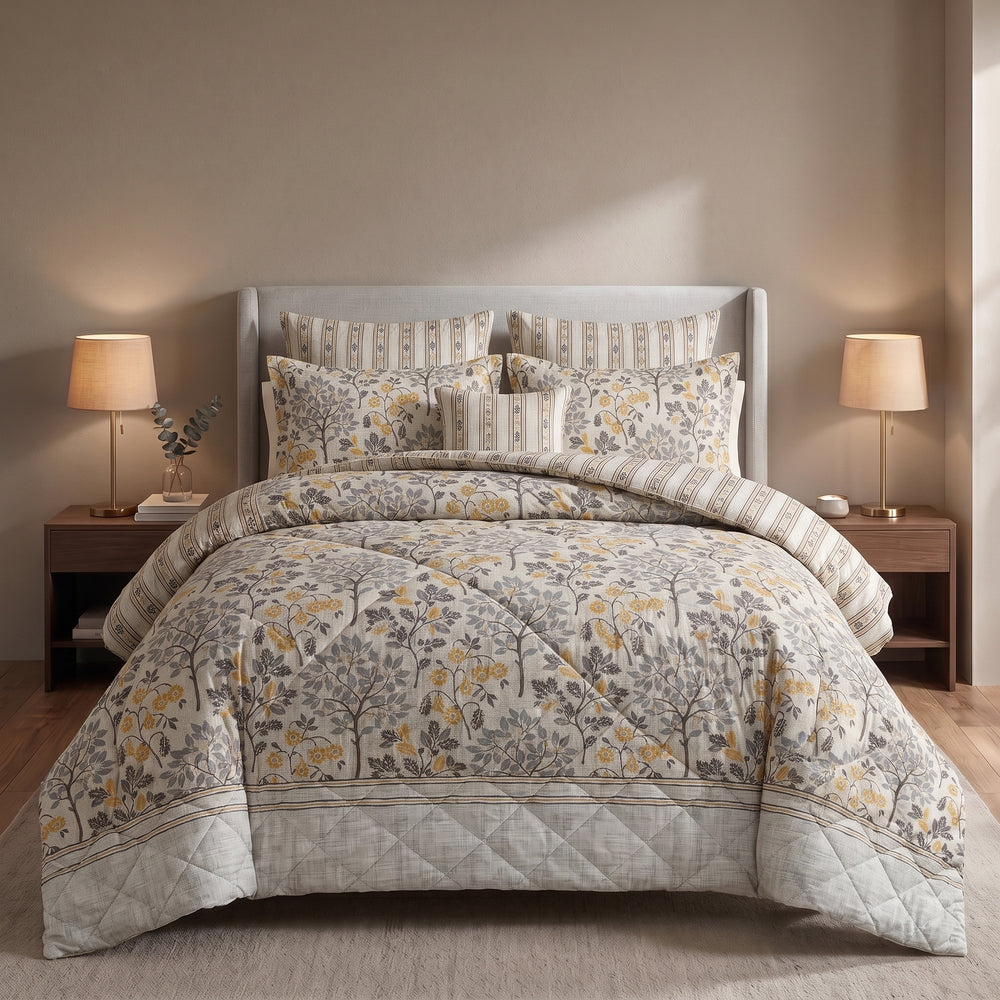 ICONIC MURPHY COTTON COMFORTER SET – 7 PCS