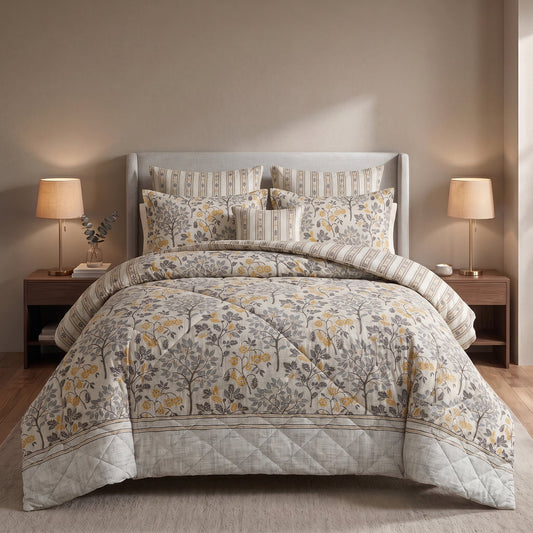ICONIC MURPHY COTTON COMFORTER SET – 7 PCS
