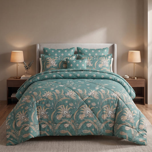 ICONIC RAVE COTTON COMFORTER SET – 7 PCS