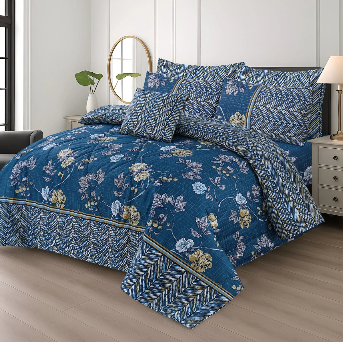 MATTHEW SUMMER KING COMFORTER SET – 7 PCS #NCS177