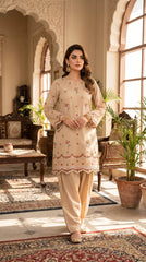 BUYEX - 2PCS EMBROIDERED UNSTITCHED LAWN SUIT #RWQ084