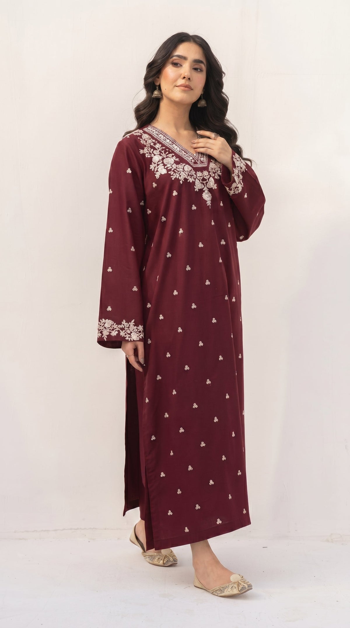 BUYEX - 2PCS EMBROIDERED UNSTITCHED LAWN SUIT #RWQ068