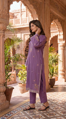 BUYEX - 2PCS EMBROIDERED UNSTITCHED LAWN SUIT #RWQ110