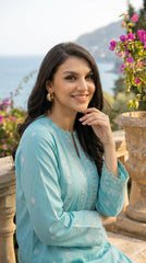 BUYEX - 2PCS EMBROIDERED UNSTITCHED LAWN SUIT #RWQ021