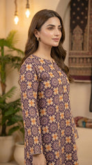 BUYEX - 2PCS PRINTED UNSTITCHED LAWN SUIT #RWQ096