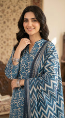 BUYEX - 3PCS UNSTITCHED PREMIUM LAWN SUIT #RWQ090