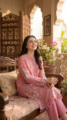 BUYEX - 2PCS EMBROIDERED UNSTITCHED LAWN SUIT #RWQ014