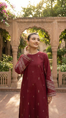 BUYEX - 2PCS EMBROIDERED UNSTITCHED LAWN SUIT #RWQ076