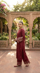 BUYEX - 2PCS EMBROIDERED UNSTITCHED LAWN SUIT #RWQ076