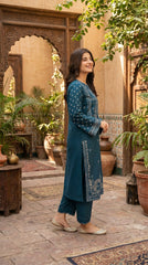 BUYEX - 2PCS EMBROIDERED UNSTITCHED LAWN SUIT #RWQ004