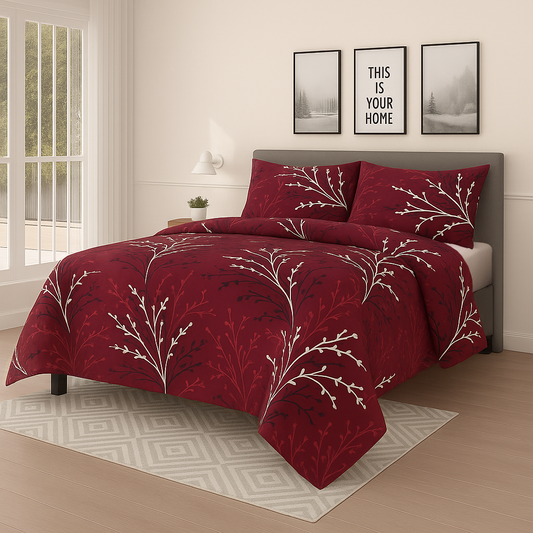 RED RECON KING BED SHEET SET - NBD170