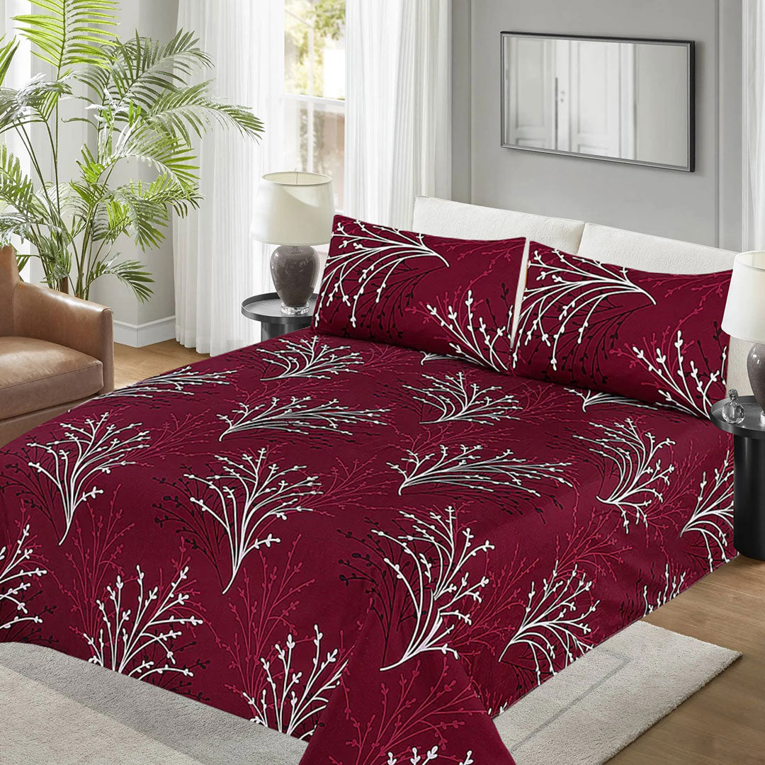 RED RECON KING BED SHEET SET - NBD170