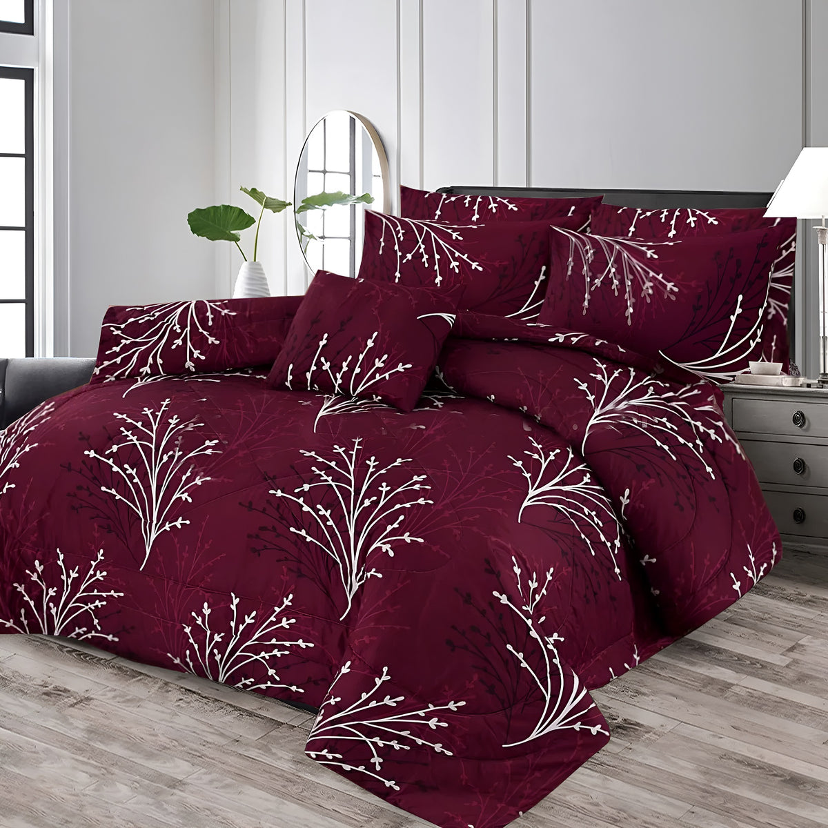 RED RECON SUMMER KING COMFORTER SET – 7 PCS #NCS170