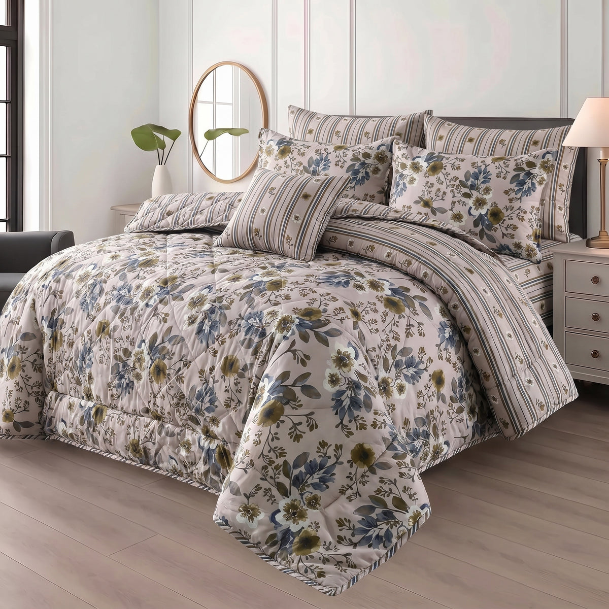 REECE KING COMFORTER SET – 7 PCS #NCS251