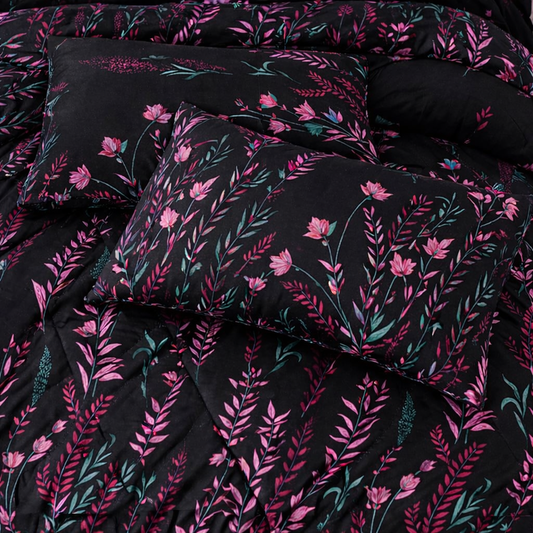 ROYAL BLACK KING COMFORTER SET – 7 PCS #NCS215