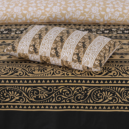 ROYAL CAMEL KING BED SHEET SET - NBD143
