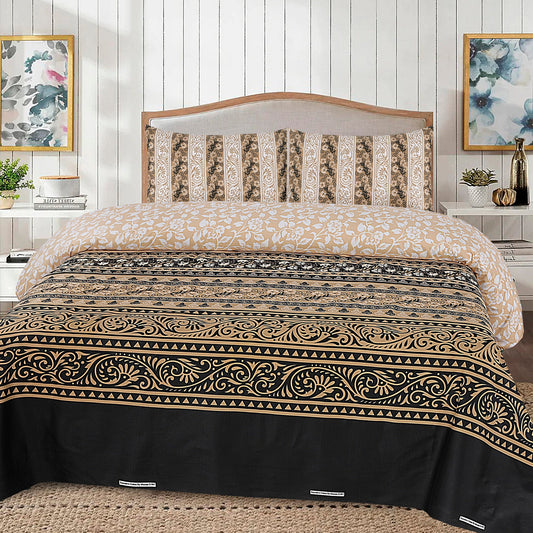 ROYAL CAMEL KING BED SHEET SET - NBD143