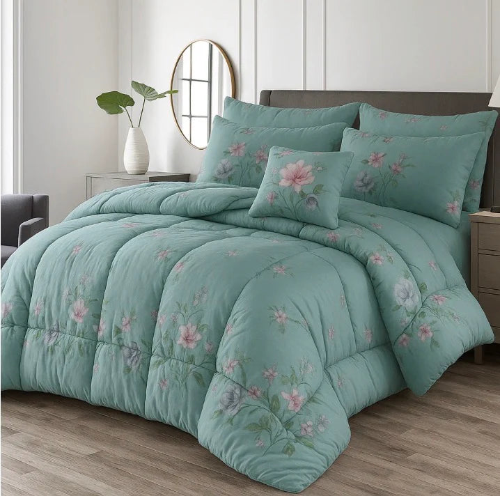 SKYBLUE WINTER RAZAI SET - 6 PCS WRS93