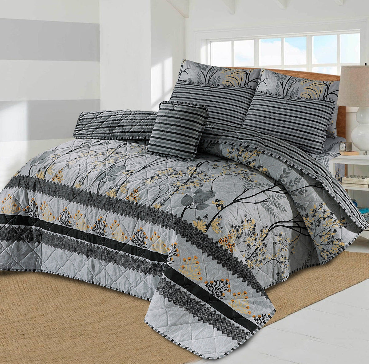FORK SUMMER KING COMFORTER SET – 7 PCS #NCS80