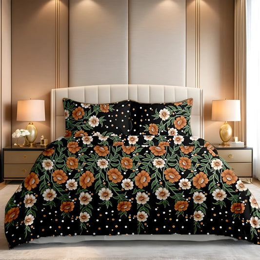 ORANGI KING BED SHEET SET BDS#67
