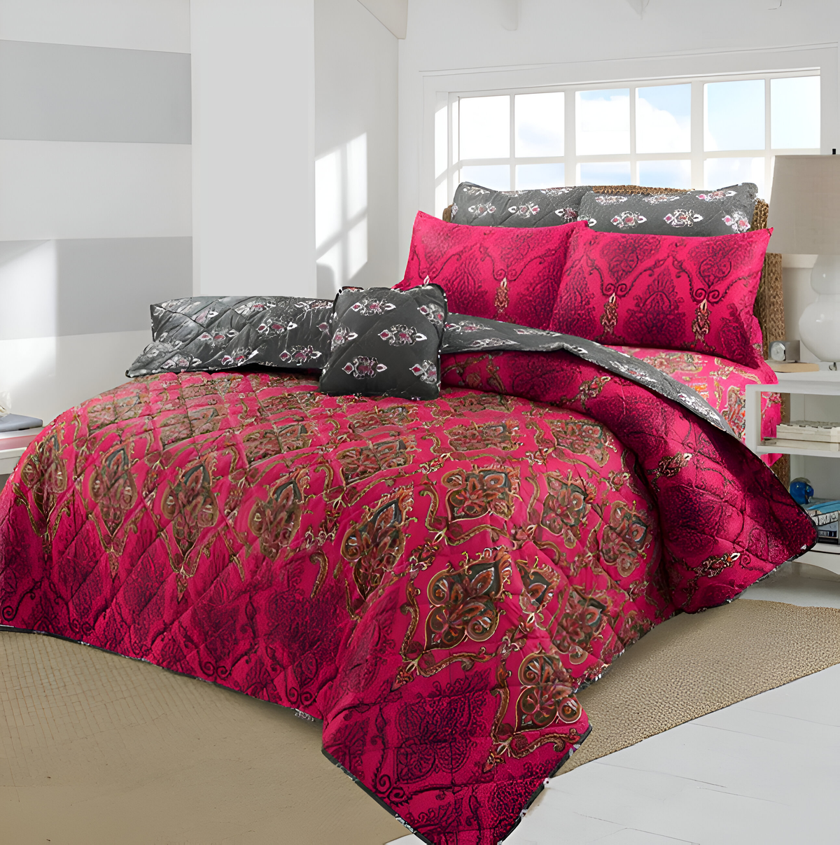 MORTAGE SUMMER KING COMFORTER SET – 7 PCS #CS5