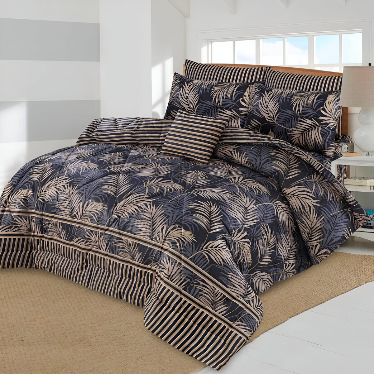 EMPIRIC SUMMER KING COMFORTER SET – 7 PCS #NCS114