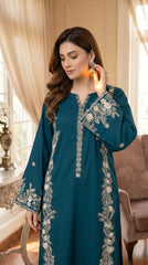 BUYEX - 2PCS EMBROIDERED UNSTITCHED LAWN SUIT #RWQ111