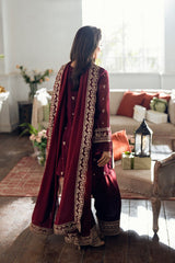 AZURE 3PC LAWN UNSTITCHED EMBROIDERED 
Code:4017
